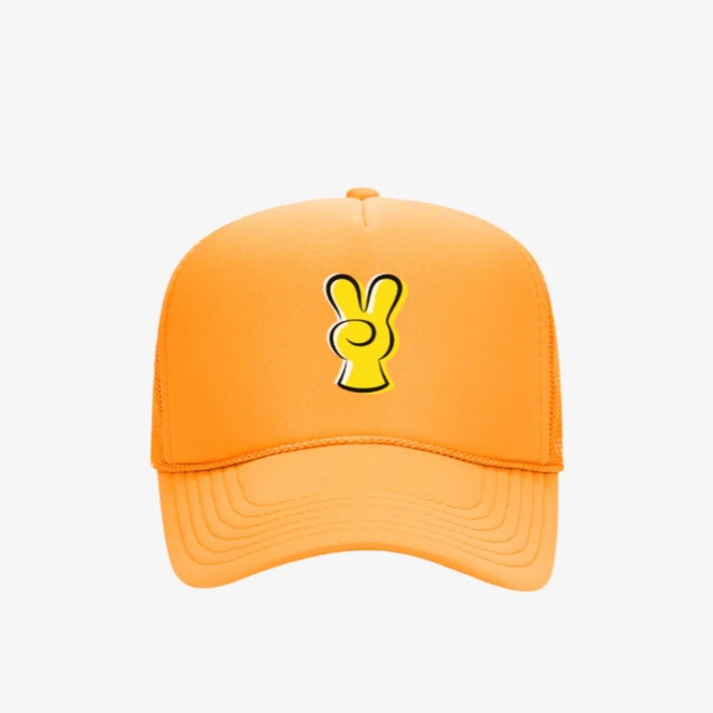 BTS X DM4 PEACE SIGN TRUCKER HAT